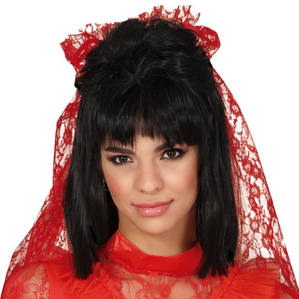 Halloween Jurk Rood Dames van Fiestas Guirca koop je bij Partywinkel