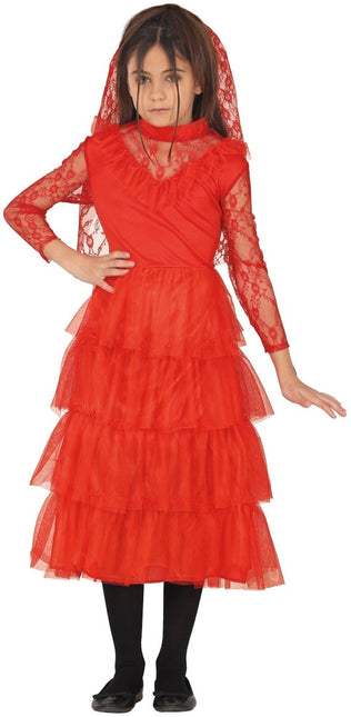 Halloween Jurk Rood Meisje van Fiestas Guirca koop je bij Partywinkel