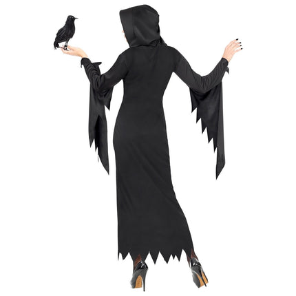 Halloween Jurk Zwart Dames Gotisische Koningin van Widmann koop je bij Partywinkel