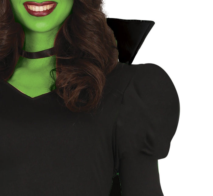 Halloween Jurk Zwart Dames Heks Lang van Fiestas Guirca koop je bij Partywinkel