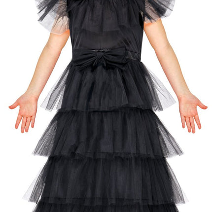 Halloween Jurk Zwart Kind Gotic Queen van Fiestas Guirca koop je bij Partywinkel