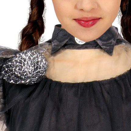 Halloween Jurk Zwart Kind Gotic Queen van Fiestas Guirca koop je bij Partywinkel