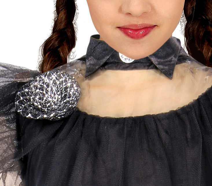 Halloween Jurk Zwart Kind Gotic Queen van Fiestas Guirca koop je bij Partywinkel