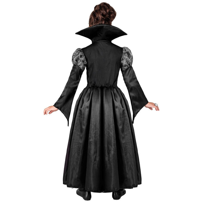 Halloween Jurk Zwart Meisje Vampier van Widmann koop je bij Partywinkel