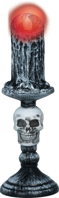Halloween Kandelaar Grijs Skelet 1st van Fiestas Guirca koop je bij Partywinkel
