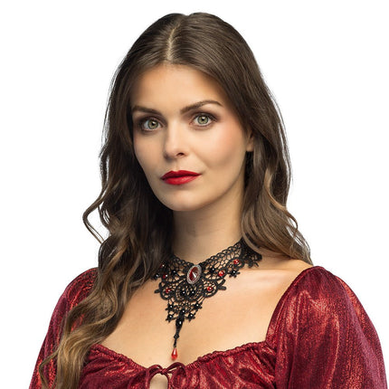 Halloween Ketting Choker van Boland koop je bij Partywinkel