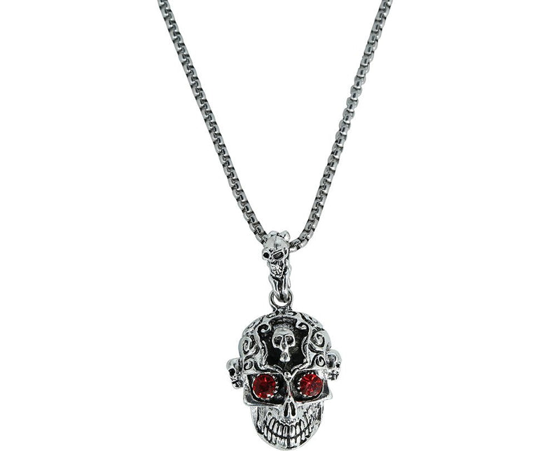 Halloween Ketting Doodskop 5,5cm van Fiestas Guirca koop je bij Partywinkel