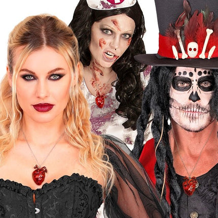 Halloween Ketting Hart van Widmann koop je bij Partywinkel
