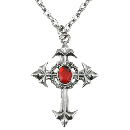Halloween Ketting Kruis Met Steen van Widmann koop je bij Partywinkel