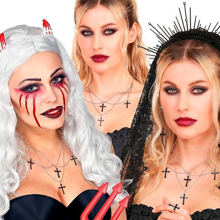 Halloween Ketting Kruisen van Widmann koop je bij Partywinkel