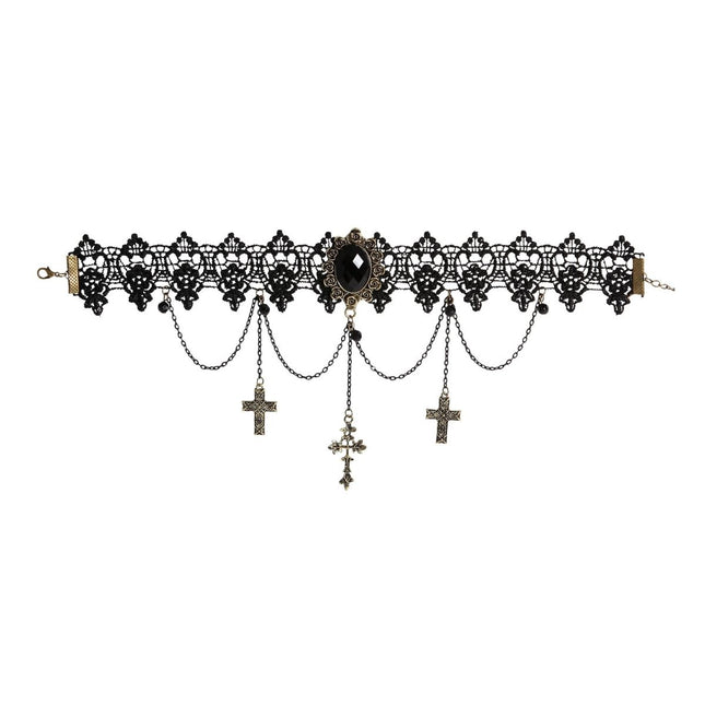 Halloween Ketting Met Kruizen van Widmann koop je bij Partywinkel