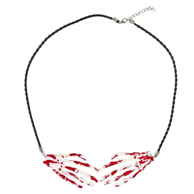 Halloween Ketting Skelet Handen van Widmann koop je bij Partywinkel