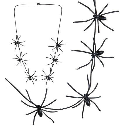 Halloween Ketting Spinnen 60cm van Widmann koop je bij Partywinkel