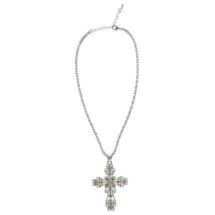 Halloween Ketting Zilver Kruis van Widmann koop je bij Partywinkel