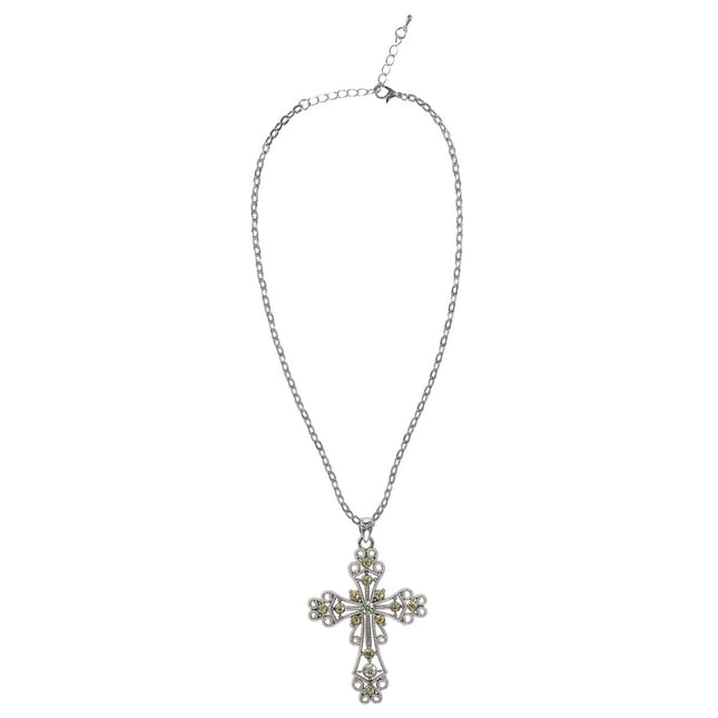 Halloween Ketting Zilver Kruis van Widmann koop je bij Partywinkel
