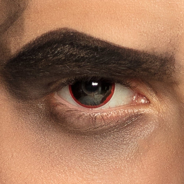 Halloween Kleurlenzen Zwart Rood van Boland koop je bij Partywinkel