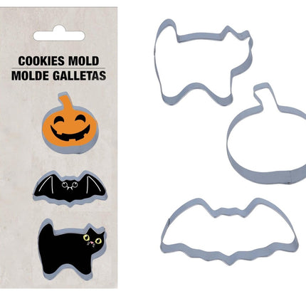 Halloween Koekvormpjes 3st van Fiestas Guirca koop je bij Partywinkel