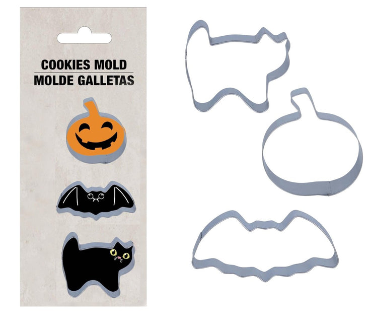Halloween Koekvormpjes 3st van Fiestas Guirca koop je bij Partywinkel
