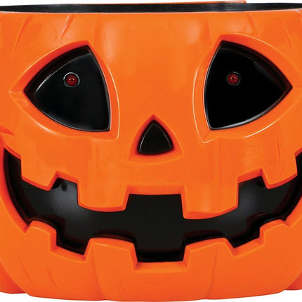 Halloween Kom Pompoen Licht, Geluid En Beweging 15cm van Fiestas Guirca koop je bij Partywinkel