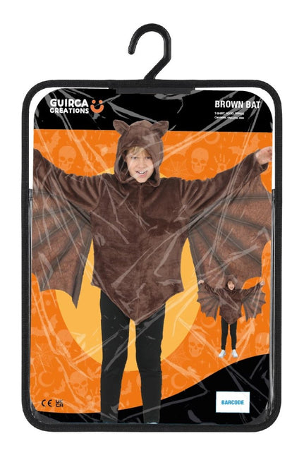 Halloween Kostuum Bruin Kind Vleermuis van Fiestas Guirca koop je bij Partywinkel