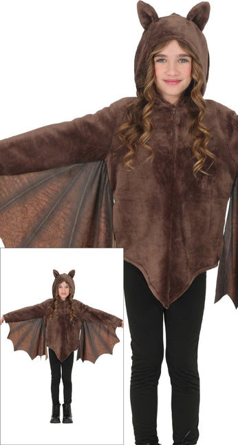 Halloween Kostuum Bruin Kind Vleermuis van Fiestas Guirca koop je bij Partywinkel