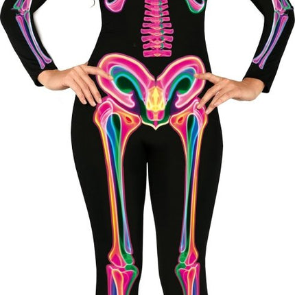 Halloween Kostuum Dames Neon Skelet van Fiestas Guirca koop je bij Partywinkel