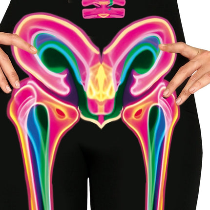Halloween Kostuum Dames Neon Skelet van Fiestas Guirca koop je bij Partywinkel