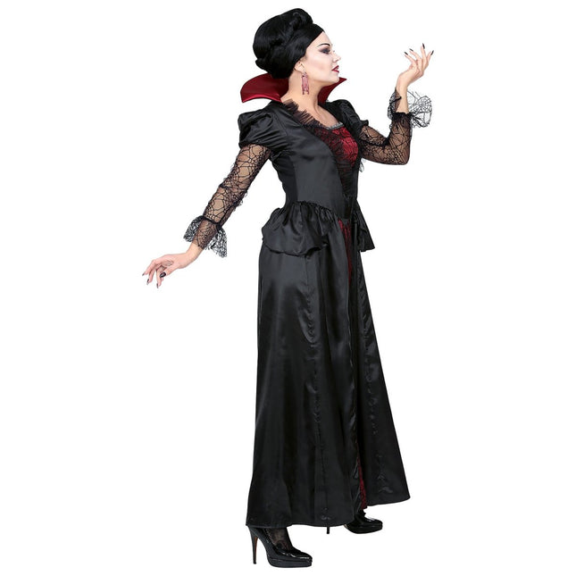 Halloween Kostuum Dames Vampier Met Choker van Widmann koop je bij Partywinkel