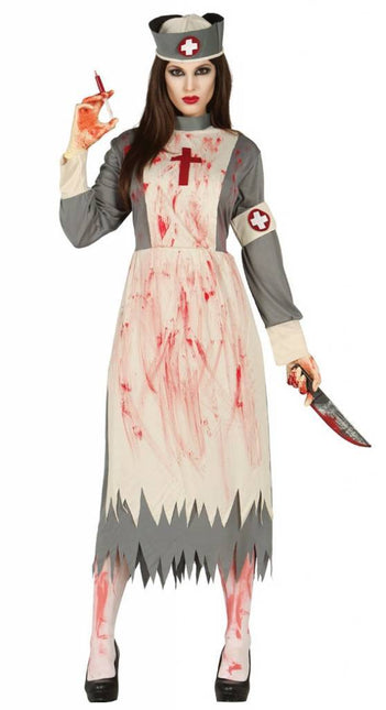 Halloween Kostuum Dames Verpleegster Deluxe van Fiestas Guirca koop je bij Partywinkel