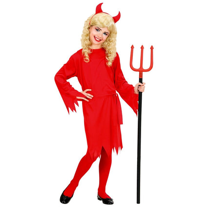 Halloween Kostuum Duivel Meisje 53cm van Widmann koop je bij Partywinkel