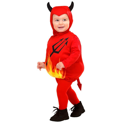 Halloween Kostuum Geel Baby Duivel van Widmann koop je bij Partywinkel