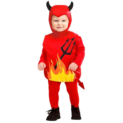 Halloween Kostuum Geel Baby Duivel van Widmann koop je bij Partywinkel