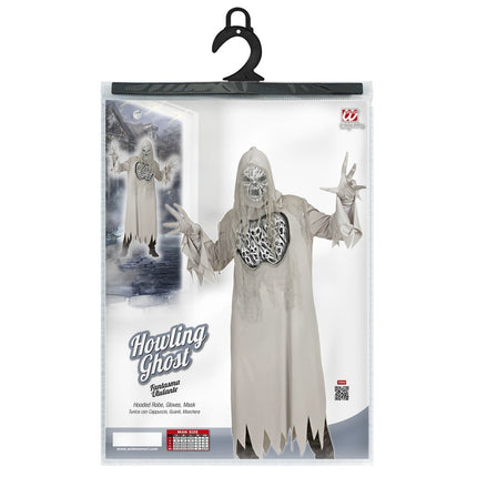 Halloween Kostuum Grijs Geest van Widmann koop je bij Partywinkel