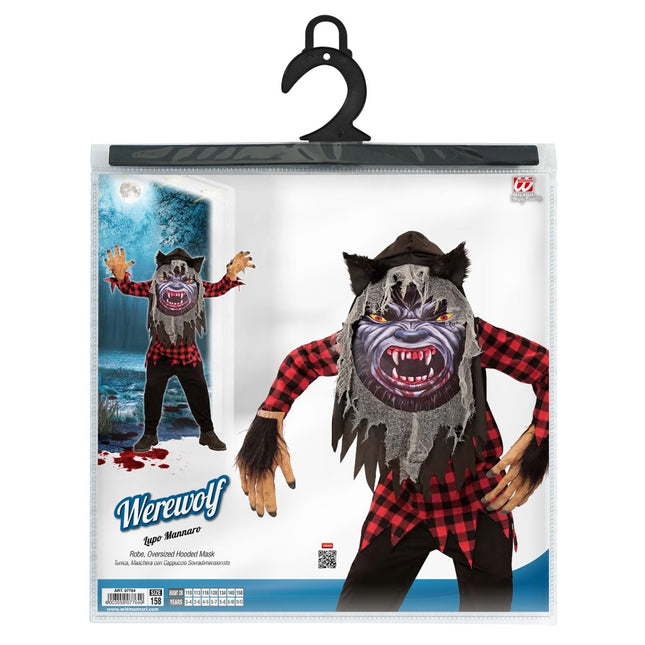 Halloween Kostuum Grijs Weerwolf van Widmann koop je bij Partywinkel