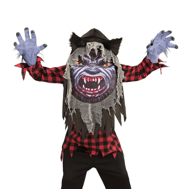 Halloween Kostuum Grijs Weerwolf van Widmann koop je bij Partywinkel