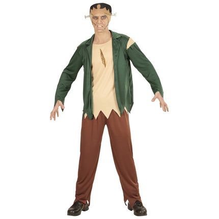 Halloween Kostuum Groen Heren Zombie van Widmann koop je bij Partywinkel