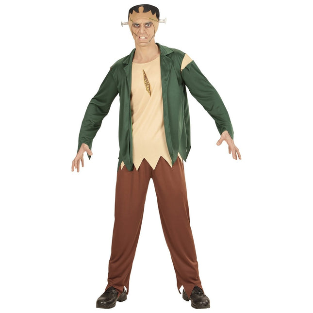 Halloween Kostuum Groen Heren Zombie van Widmann koop je bij Partywinkel