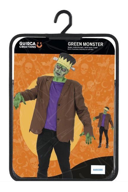 Halloween Kostuum Heren Groen Monster van Fiestas Guirca koop je bij Partywinkel