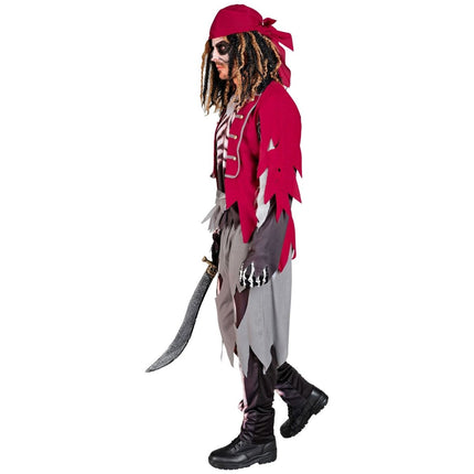 Halloween Kostuum Heren Piraat Skelet van Widmann koop je bij Partywinkel