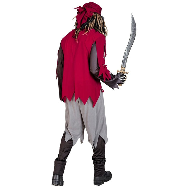 Halloween Kostuum Heren Piraat Skelet van Widmann koop je bij Partywinkel