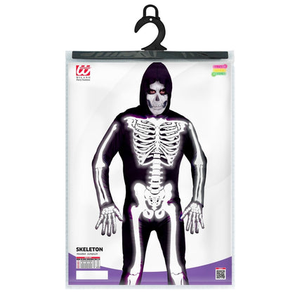 Halloween Kostuum Heren Skelet 2 delig van Widmann koop je bij Partywinkel