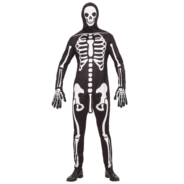 Halloween Kostuum Heren Skelet 3 delig van Widmann koop je bij Partywinkel