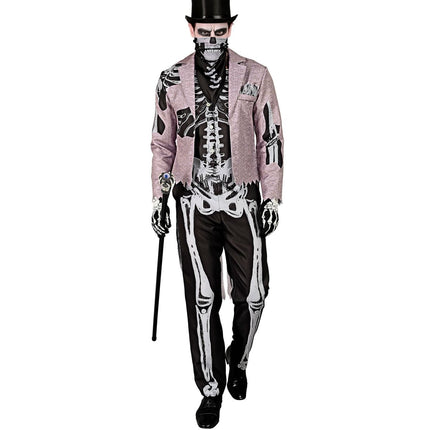 Halloween Kostuum Heren Skelet Bruidegom van Widmann koop je bij Partywinkel
