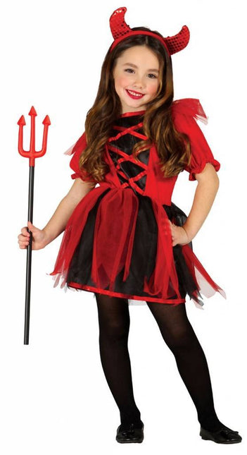 Halloween Kostuum Kind Duivel Meisje van Fiestas Guirca koop je bij Partywinkel