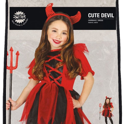 Halloween Kostuum Kind Duivel Meisje van Fiestas Guirca koop je bij Partywinkel