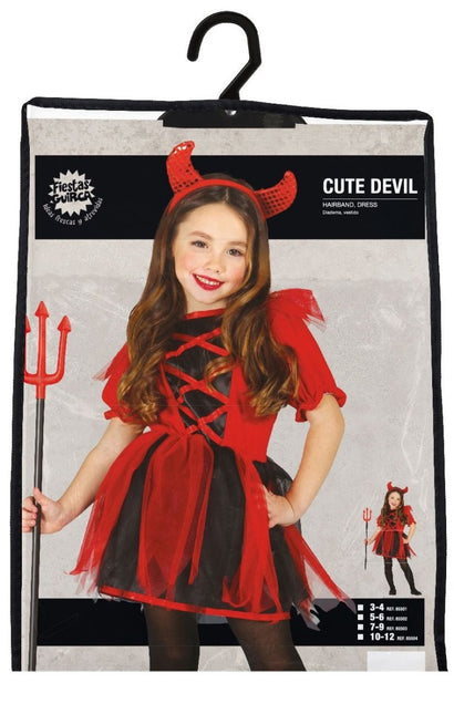 Halloween Kostuum Kind Duivel Meisje van Fiestas Guirca koop je bij Partywinkel