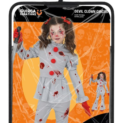 Halloween Kostuum Kind Duivelse Clown van Fiestas Guirca koop je bij Partywinkel