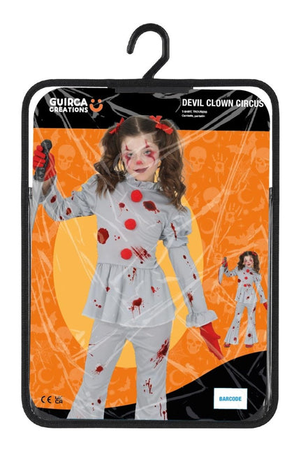 Halloween Kostuum Kind Duivelse Clown van Fiestas Guirca koop je bij Partywinkel
