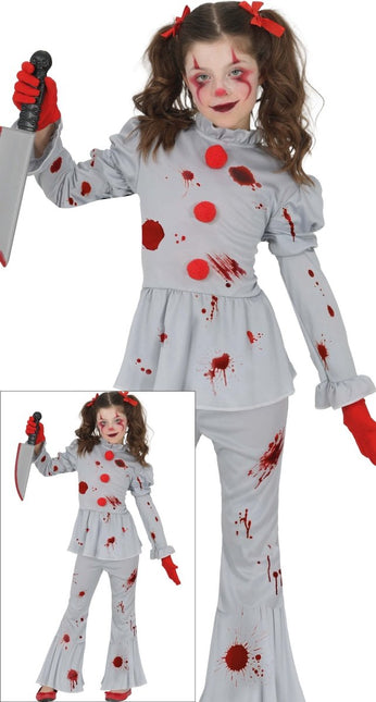 Halloween Kostuum Kind Duivelse Clown van Fiestas Guirca koop je bij Partywinkel