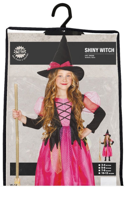 Halloween Kostuum Kind Heks Roze van Fiestas Guirca koop je bij Partywinkel